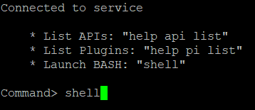 vCenter shell